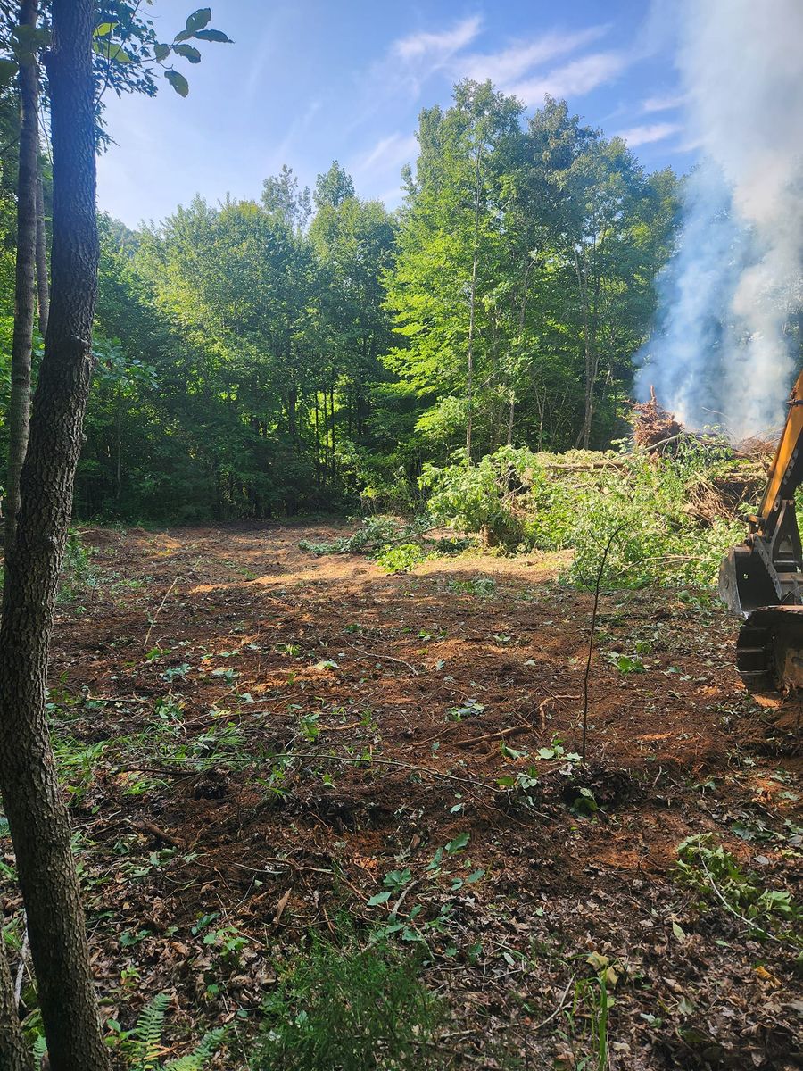 Land Clearing for Mark Howard & Sons Logging & Excavating in Athens, TN