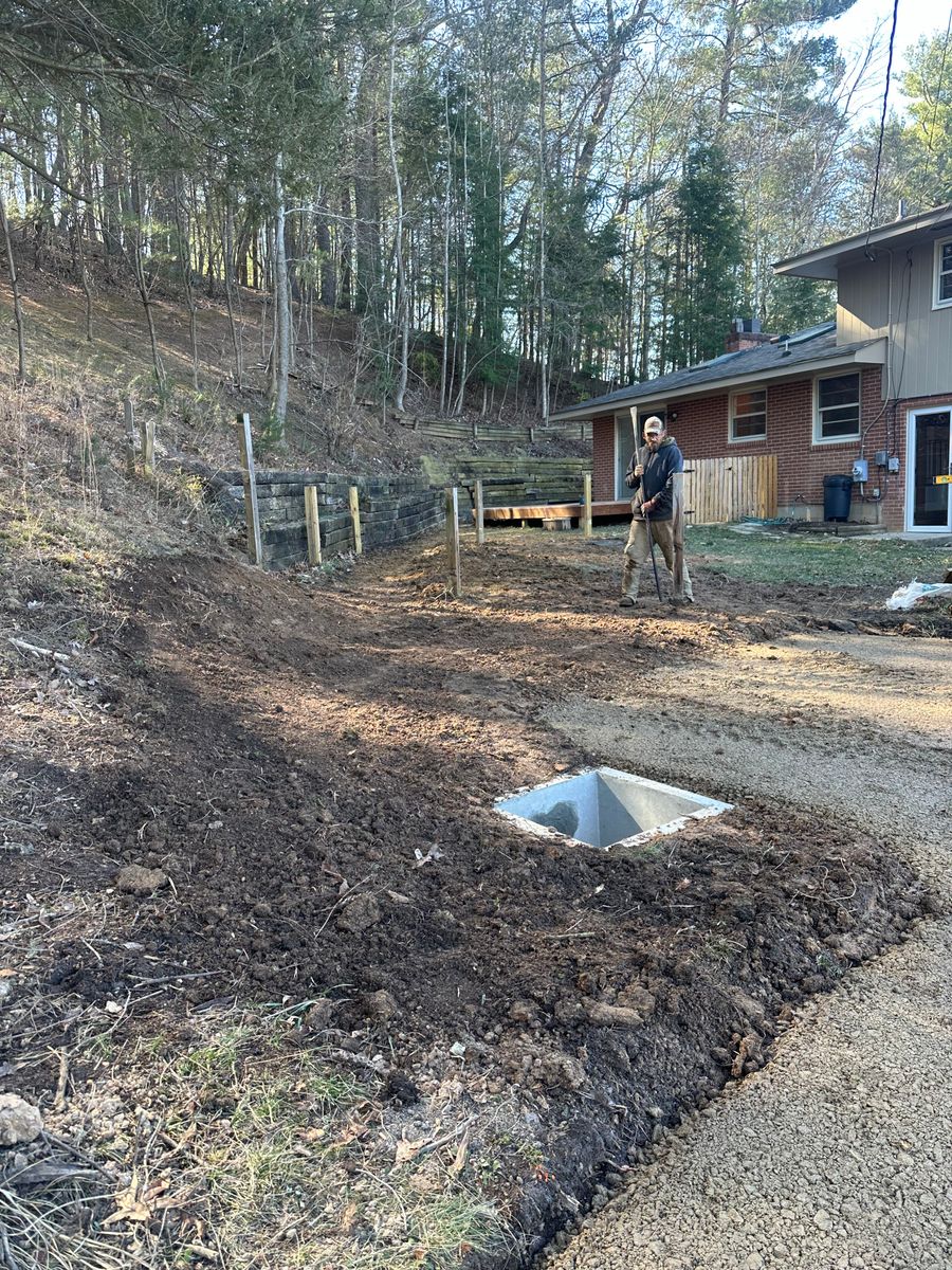 Grading for James R Carter Paving in Roanoke, VA