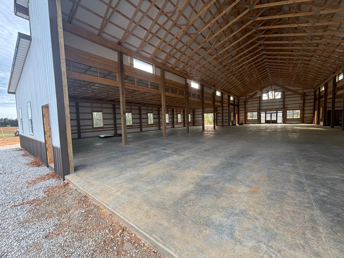 Barndominium Construction for Williams Legacy Construction LLC in Pulaski, TN