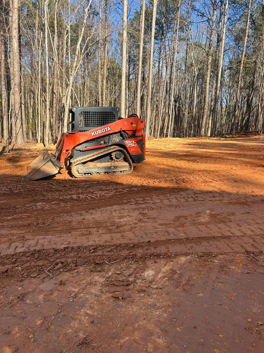 Land Grading for 1UP Services LLC in Starr, SC