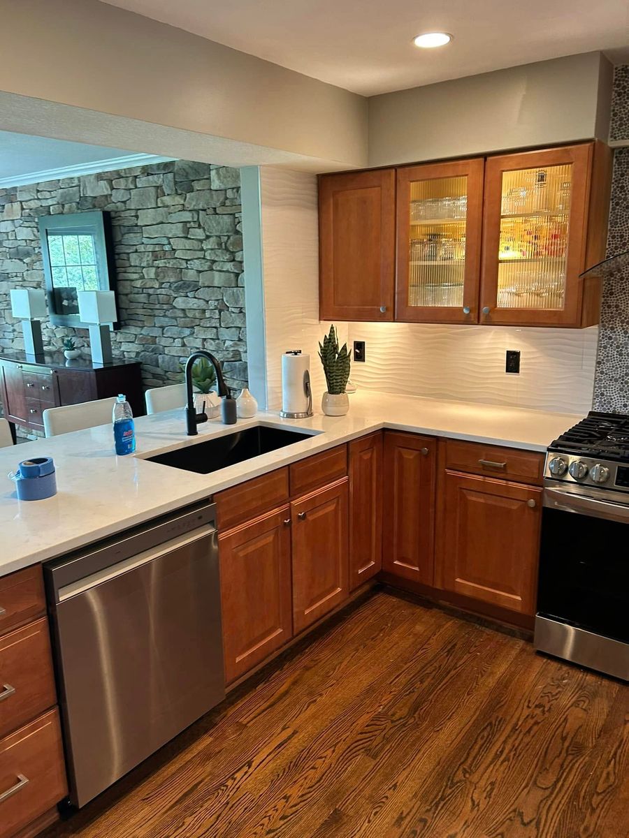 Kitchen Renovation for Whitlow Construction in Georgetown,  PA