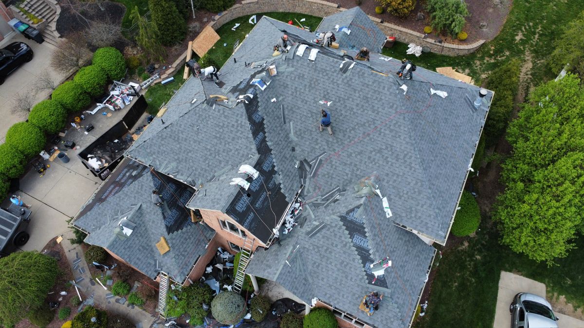 Shingle Installation for Ridge Point Roofing in Venetia, PA
