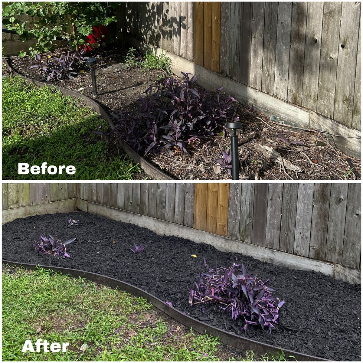 Mulch Installation for Faith LEC Services LLC in Houston, TX