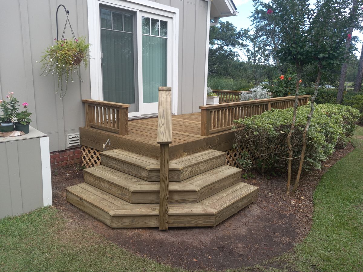 Deck and Patio Construction for MC2 Contracting Solutions in Wilmington, NC