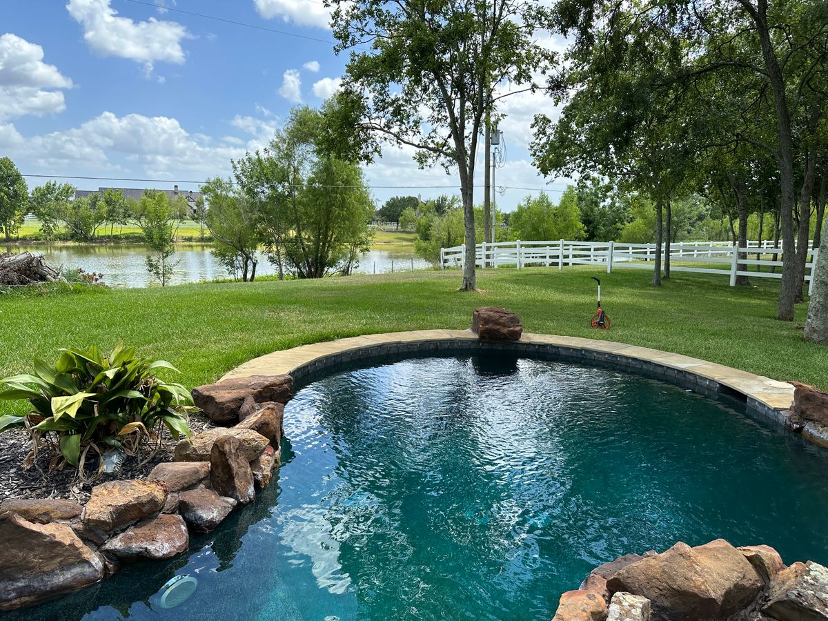 Pool Remodels for Texas Curb N Borders in Houston, TX