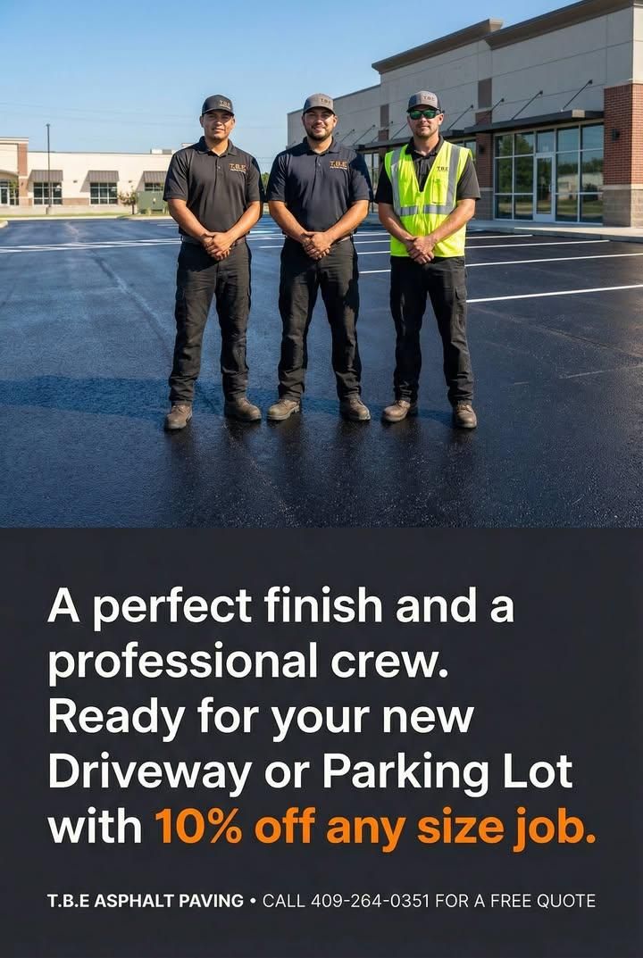 Driveway Paving for T.B.E Asphalt Paving in Spring, TX