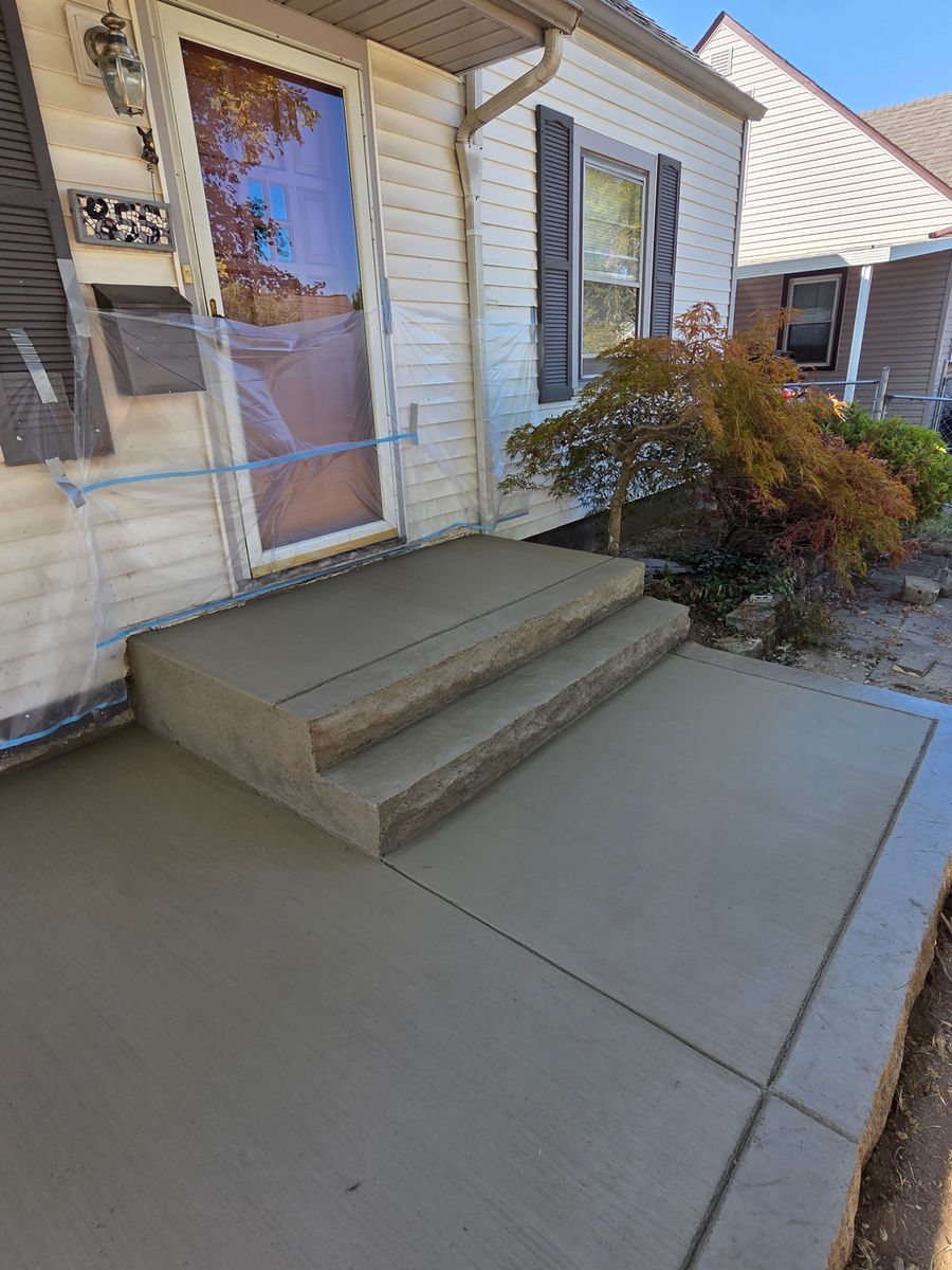 Stair Design & Installation for New Edge Concrete in Mount Vernon, OH