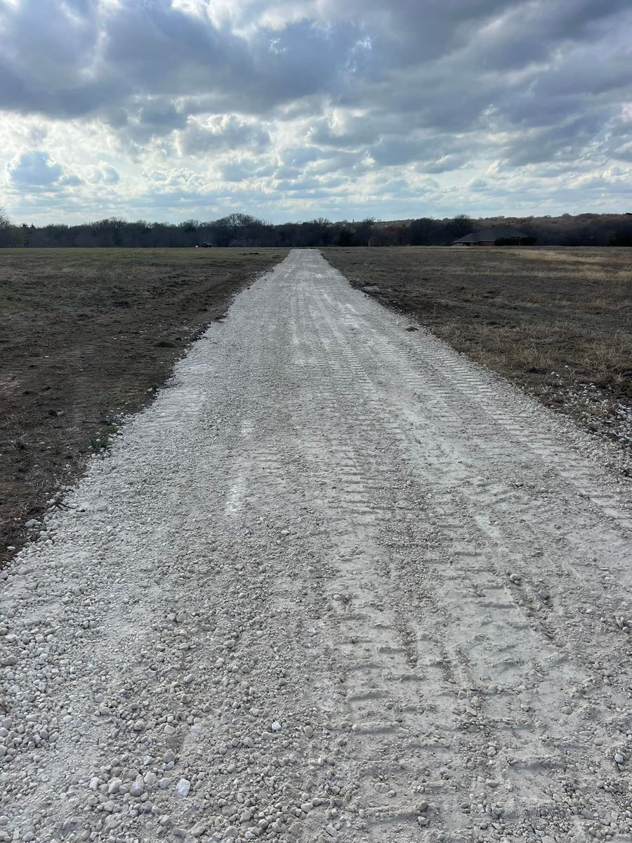 Site Grading for NTX Outdoors in Arlington, TX