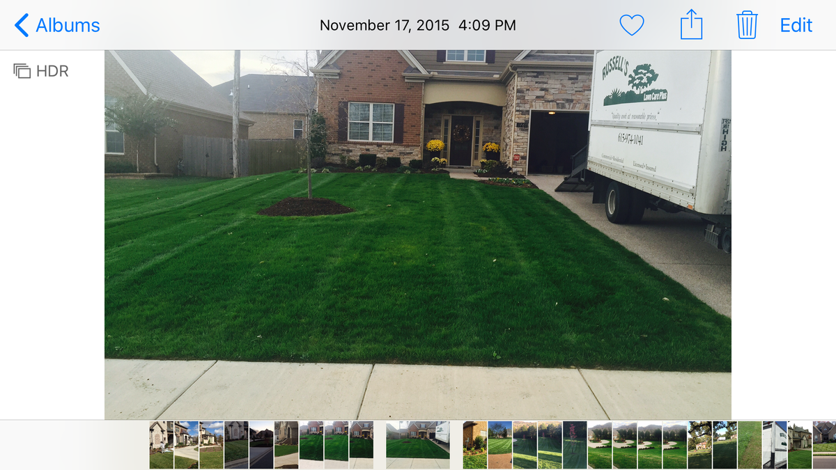 Mowing for Russell's Lawn Care Plus in Nashville, TN