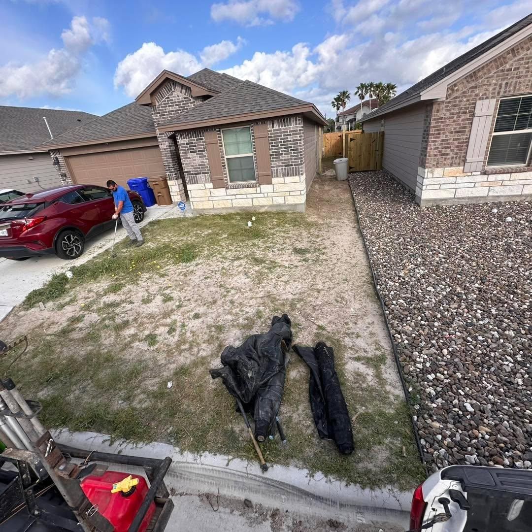 Landscape Installation for J and R Co. in San Antonio,  TX