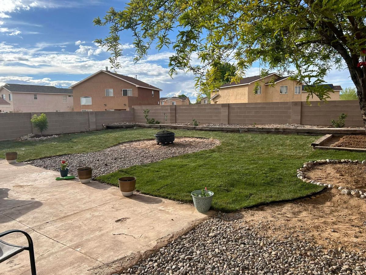 Turf Installation for Longley Construction in Rio Rancho, NM
