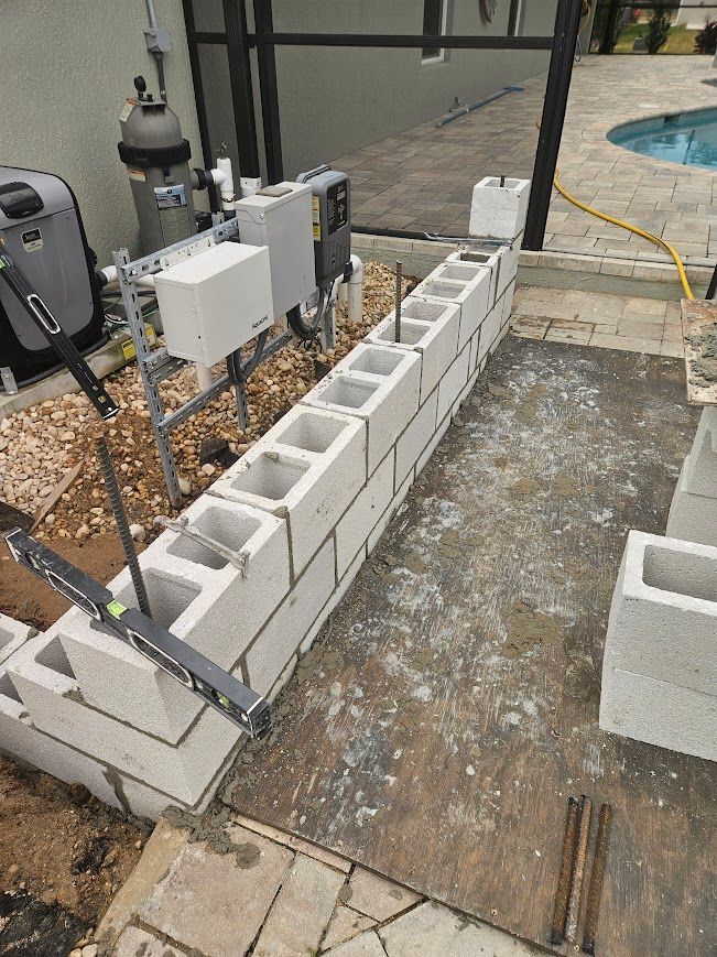 Retaining Wall Construction for Clark Masonry in Lake County, FL