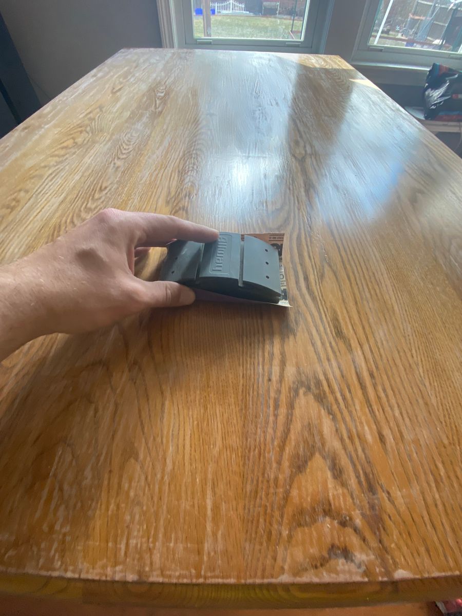 Staining for Clark co. Construction in Attleboro, MA