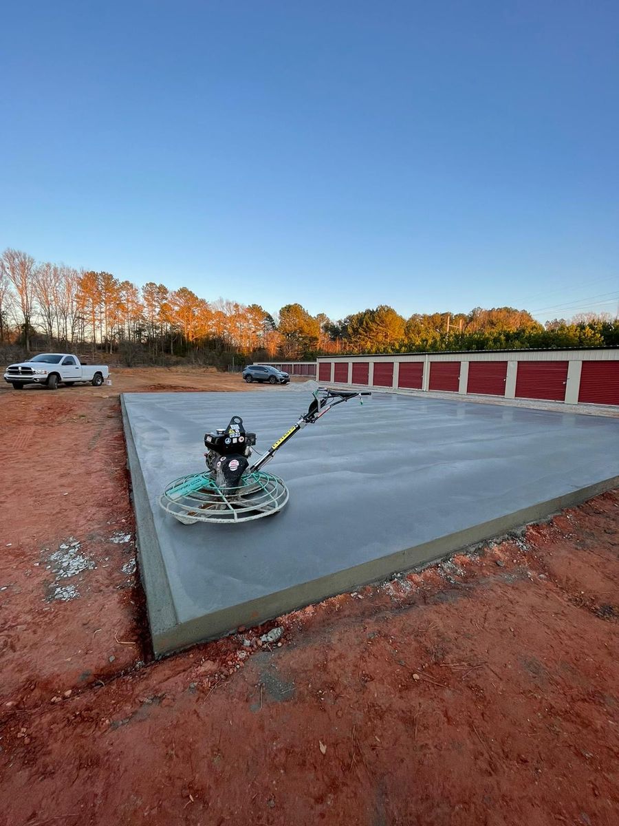 Concrete Slab/Foundation for 360 Grading and Concrete in Bremen, GA