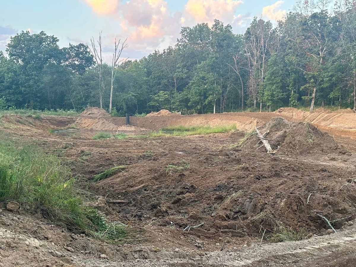 Dirt Work for Crump Construction & Roofing, LLC  in Urich,,  MO