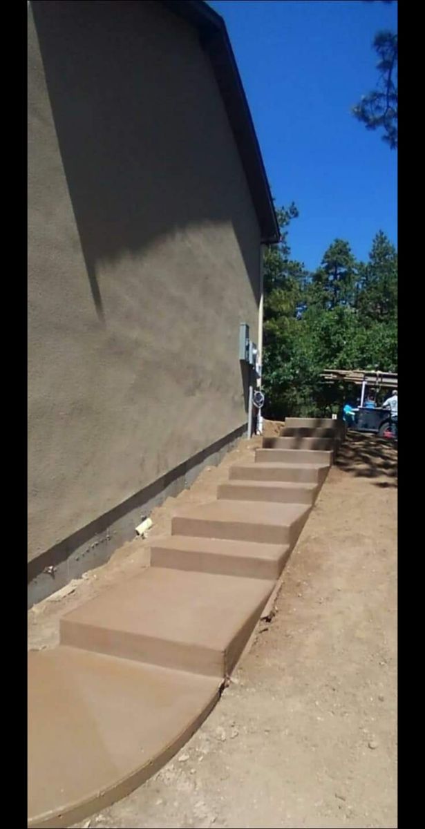 Stair Design & Installation for Preciado Concrete LLC in Colorado Springs, CO