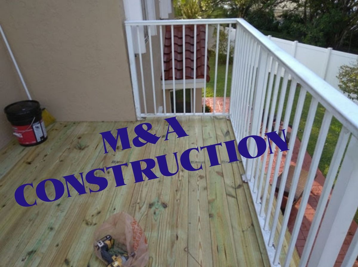 Deck & Patio Installation for M&A Construction in Southwest Ranches, FL