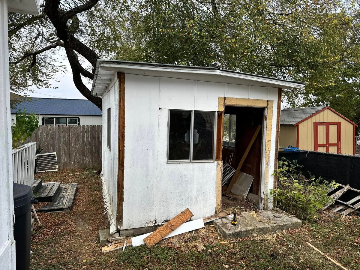 demolition for CrossCut in Kempner, TX