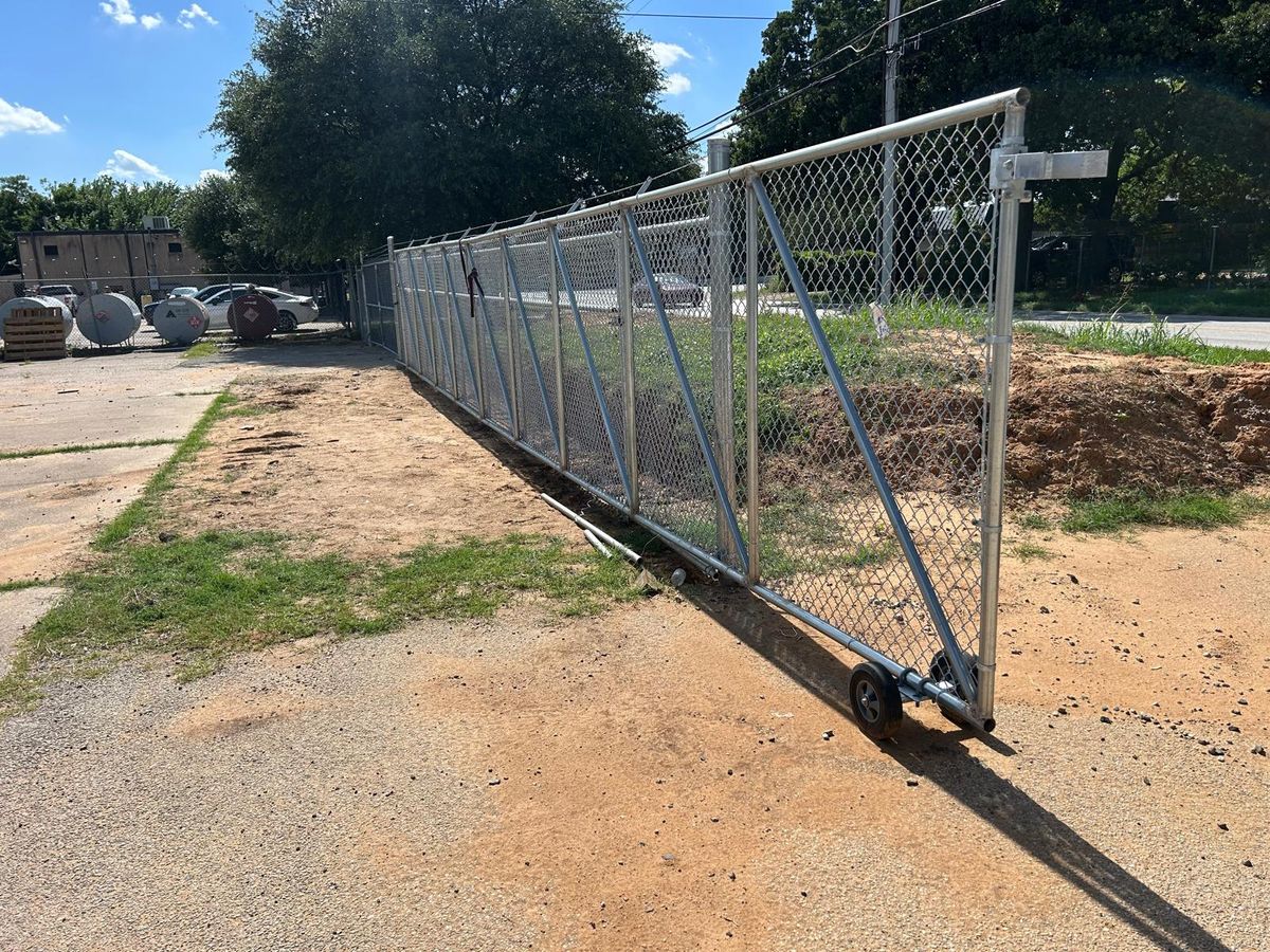Chain Link Fences for A&O Texas Solutions in Arlington, TX