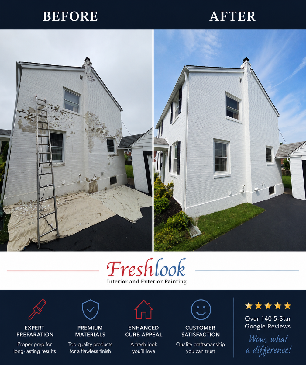 Exterior Painting for Freshlook Painting LLC in Springfield, PA