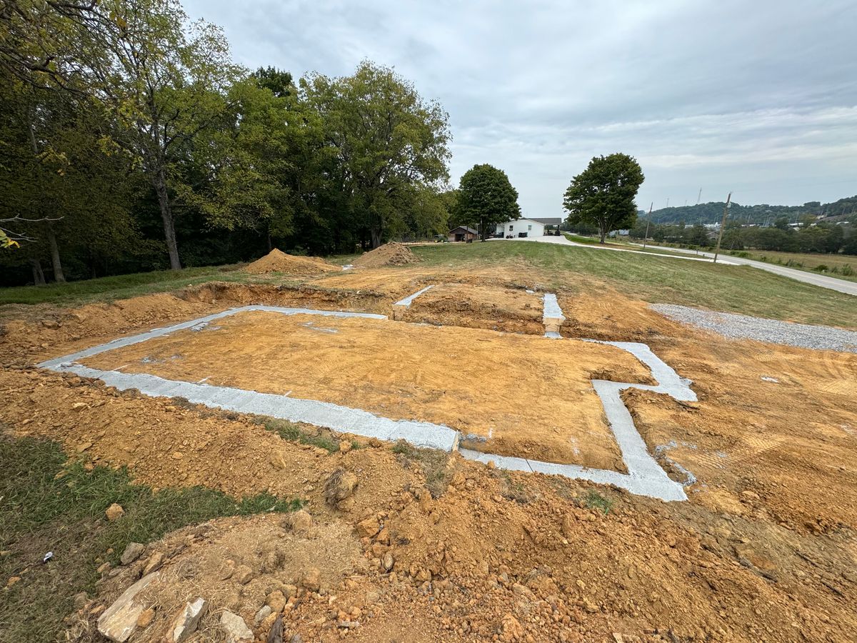 Foundation Digging for Strange Excavating & Utilities in Lenoir City, TN