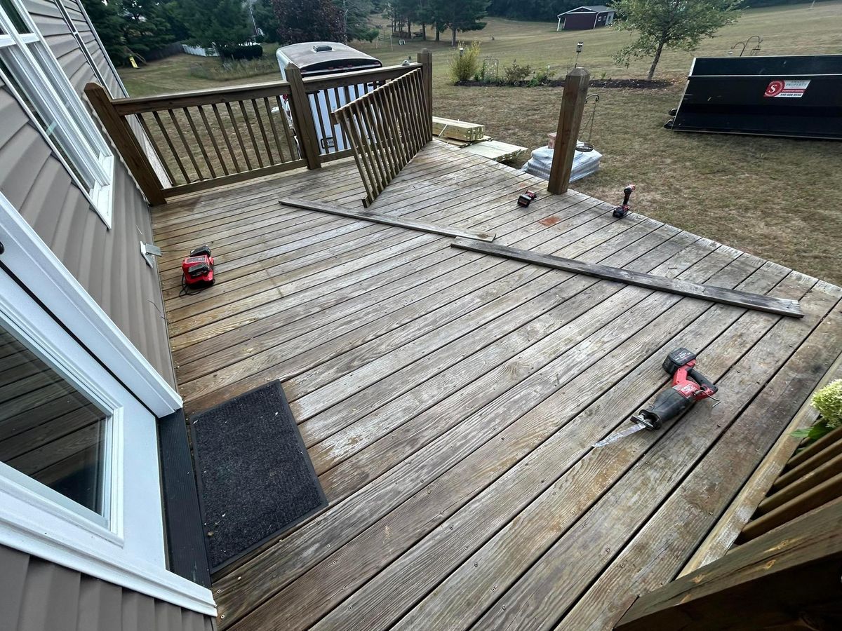 Deck & Patio Installation for E&H Contracting in Staunton, VA
