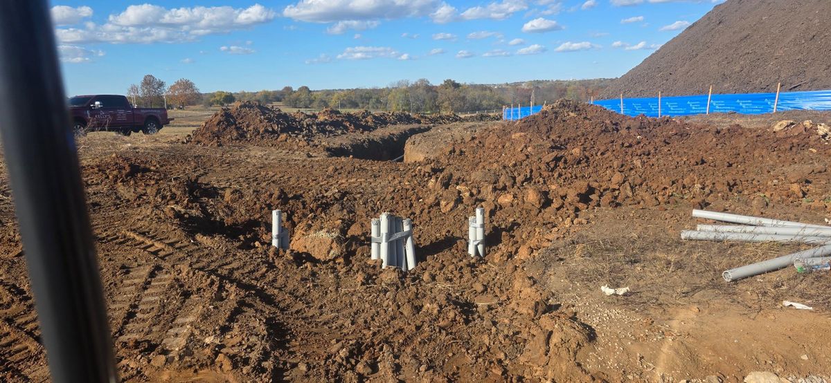 Trenching for Kelly’s Excavating and Dirt Work in Grain Valley, MO