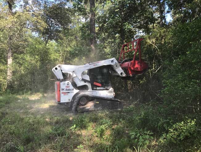 Forestry Mulching for First Call Land Works & Excavation LLC in Putnam County, TN