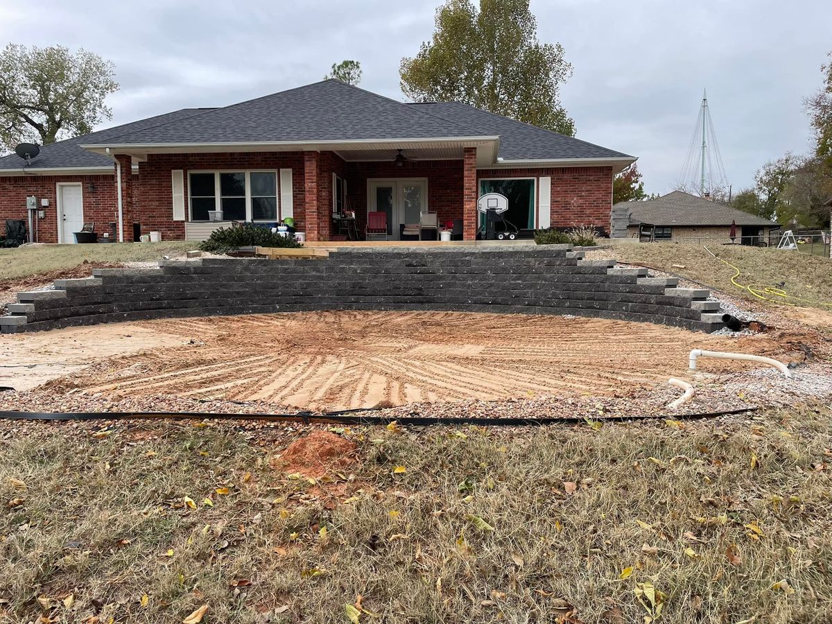 Excavation for Westbound Pools & Construction in Mustang, OK