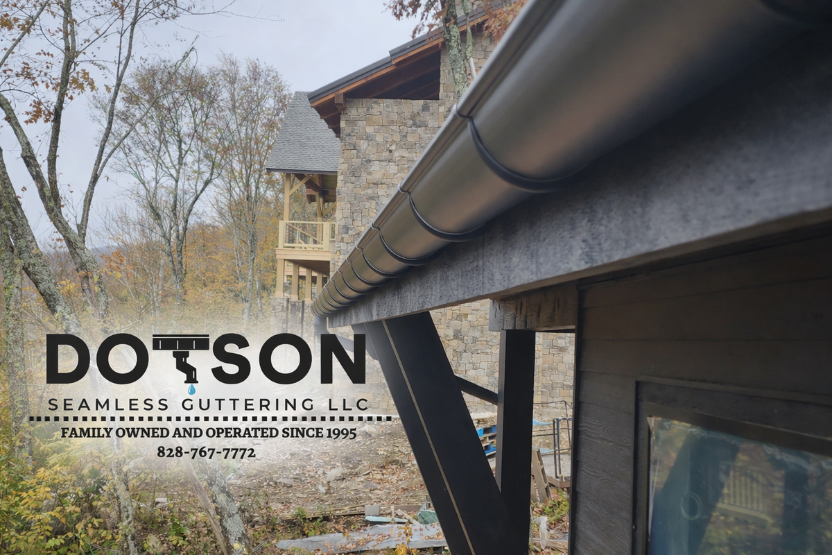 Seamless Gutters for Dotson Seamless Guttering LLC in Mars Hill, NC