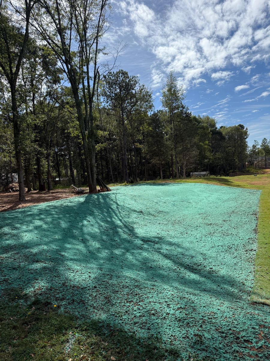 Erosion control for J&J Hauling and Outdoor LLC  in Fayetteville, GA