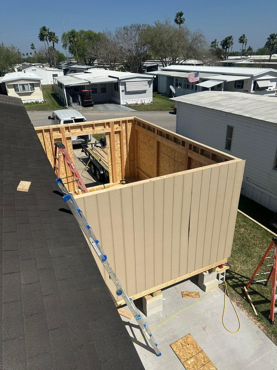 Carpentry for Triple JP Contractors in San Benito, TX