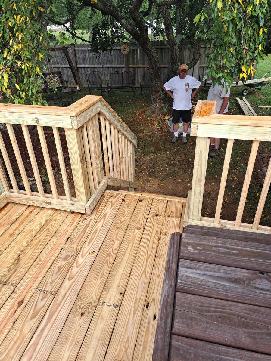 Deck & Patio Installation for American Labor Co. LLC  in Tullahoma, TN