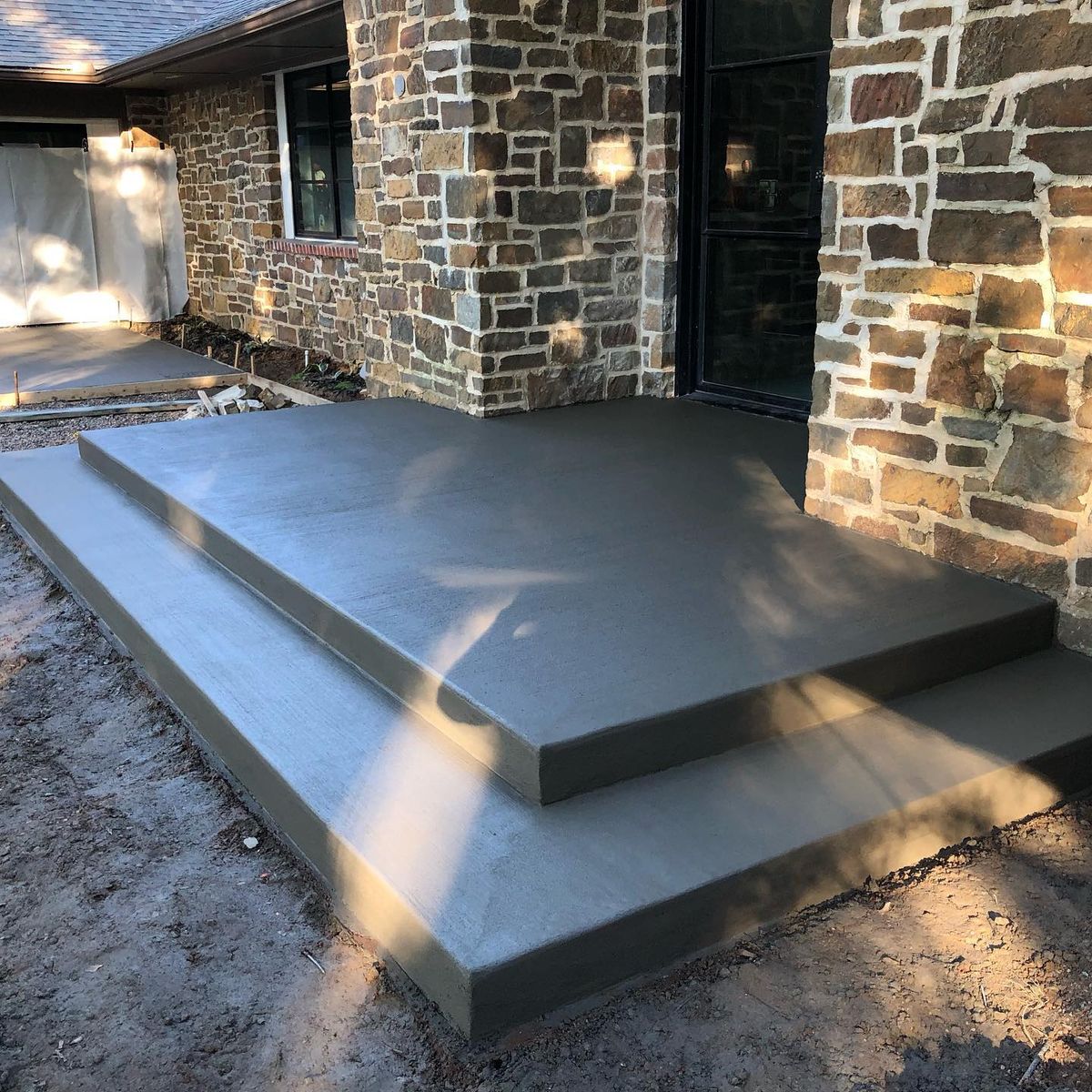 Concrete Steps & Sidewalks for Sol Co in Tulsa, OK
