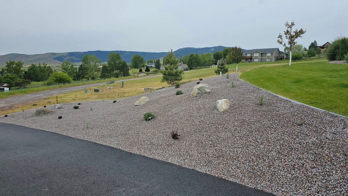 Landscape Installation for Blue Ridge Landscape in Polson, MT