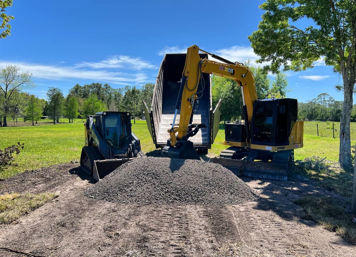 Driveway Construction for C & S Grading in Saint Cloud, FL