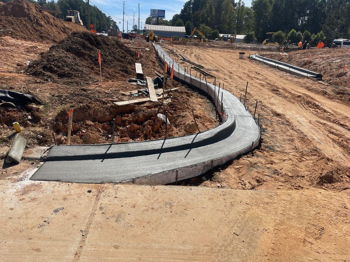 Development / Curb work for CANALES CONSTRUCTION in Marietta, GA