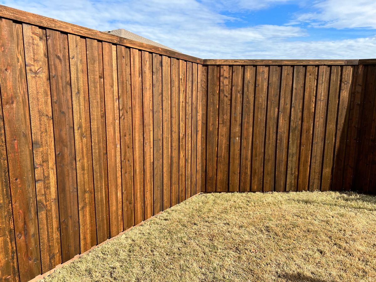 Wood Fencing Installation for B1D Fencing & Outdoors in Fort Worth, TX