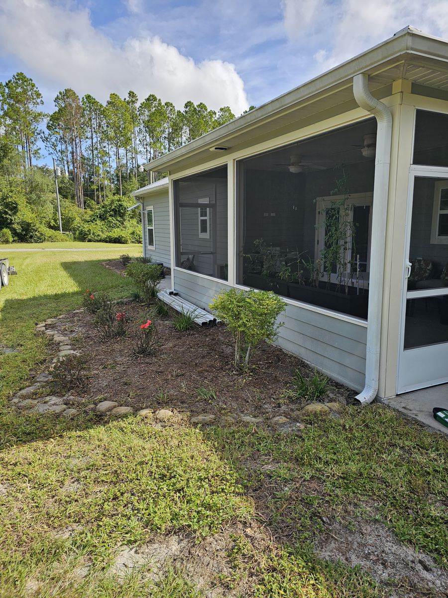Mulch Installation for Deeper Roots Landscape in High Springs, FL