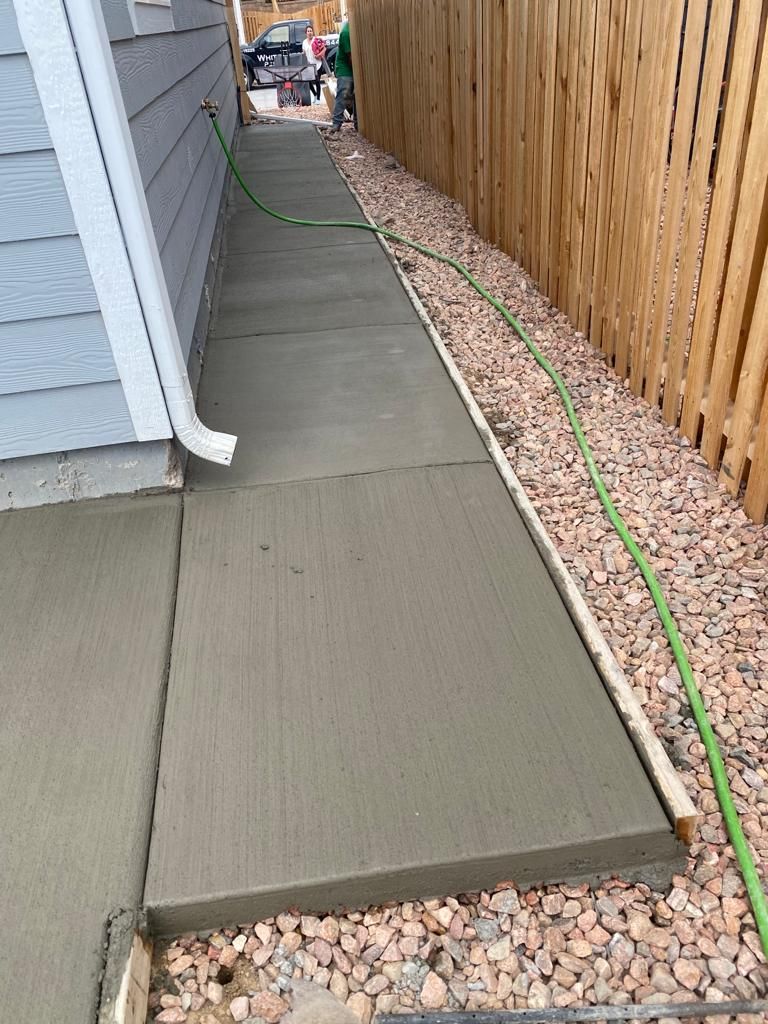 Sidewalks and Walkways for J and Son Colorado Concrete in Colorado Springs, CO