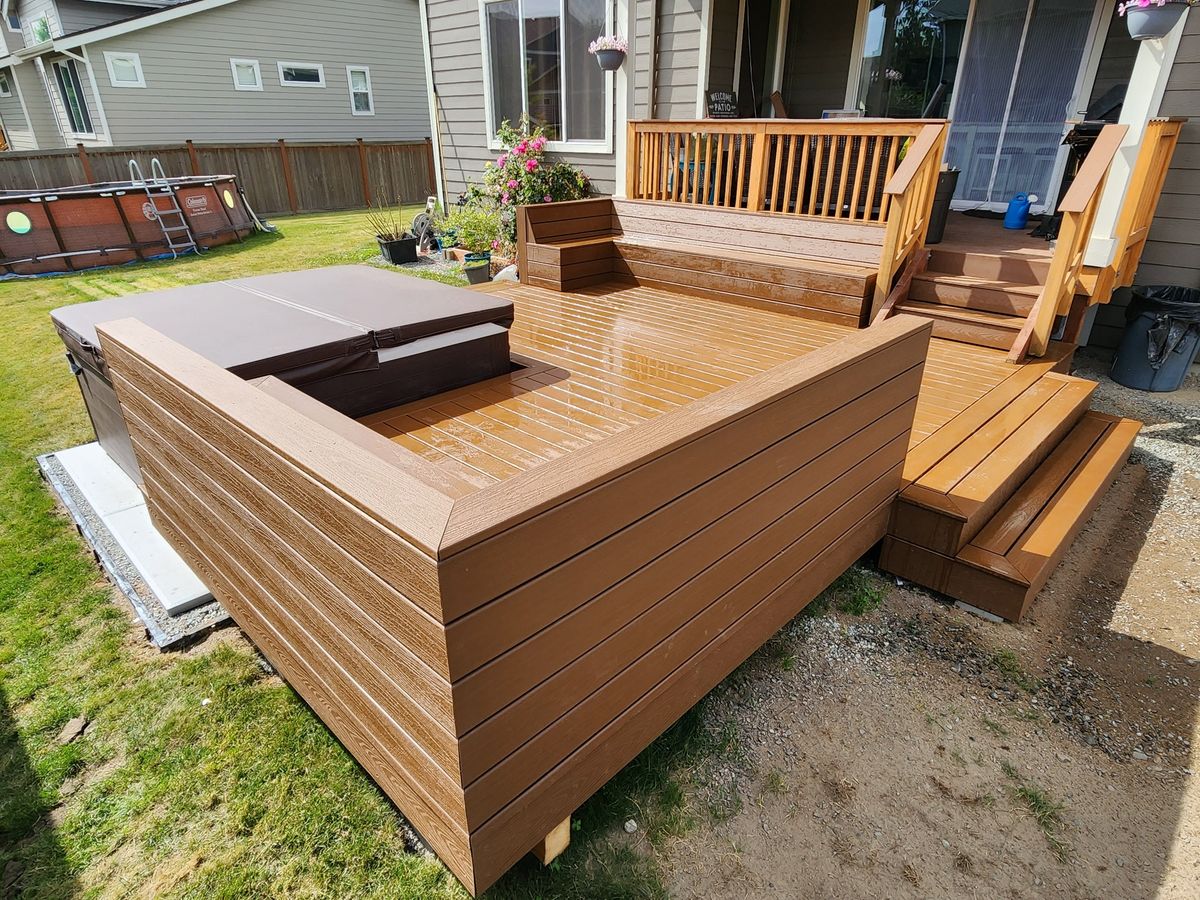 Deck & Patio Installation for Pro Visions Construction in Mount Vernon, WA