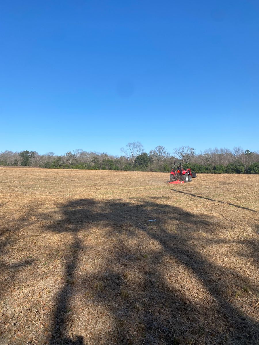 Bush Hogging for T&S Land Management Services in Effingham County, GA