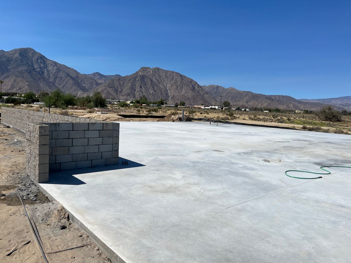 Concrete Slab Construction for The Concrete Guys in Hemet,  CA