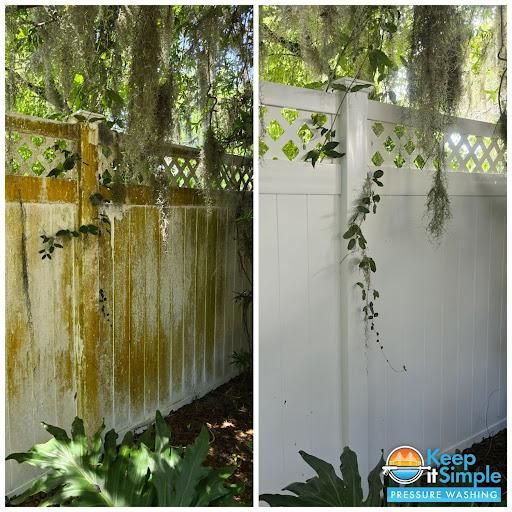 Fence Washing for Keep It Simple Pressure Washing in Brunswick, GA