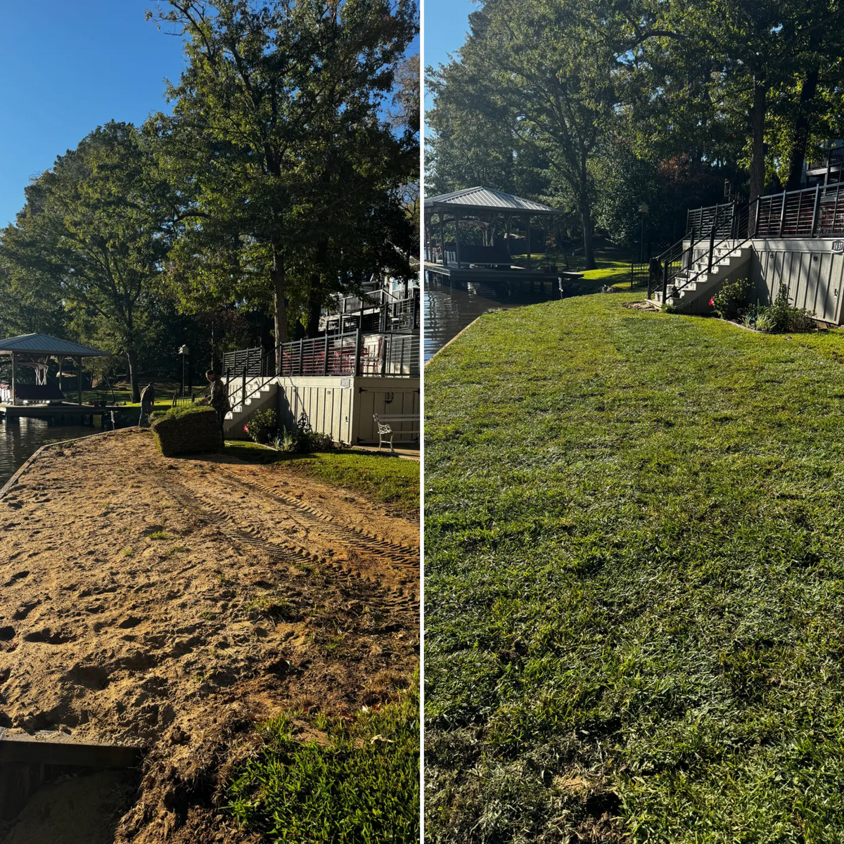 Sod Installation for Keener's Lawn and Landscape LLC in Quitman, TX