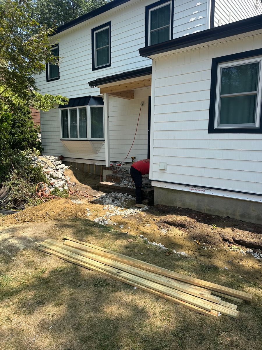 Step Installation for DiDaniele Masonry in Tuckerton, NJ