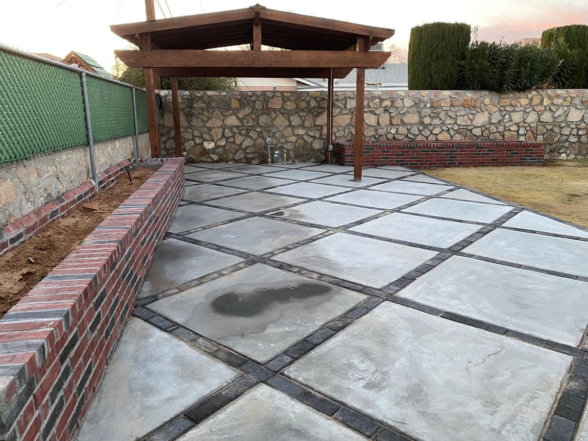 Deck & Patio Installation for Delatorre Construction in El Paso, TX