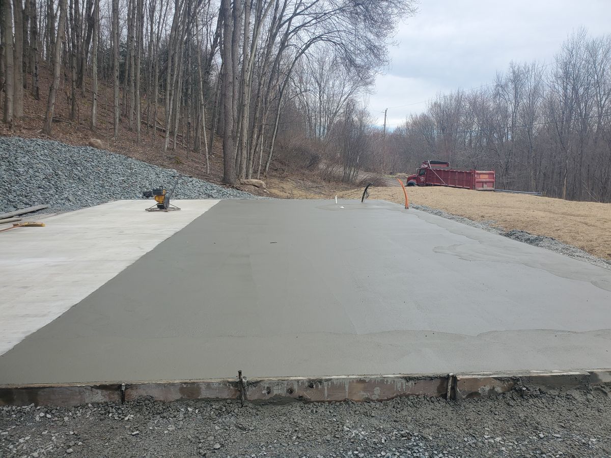 Concrete for R McK Excavating in Lake Ariel, PA