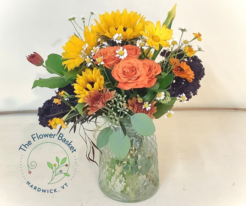 Medium Hand-tied Bouquet for The Dailey Daisy in Hardwick, VT