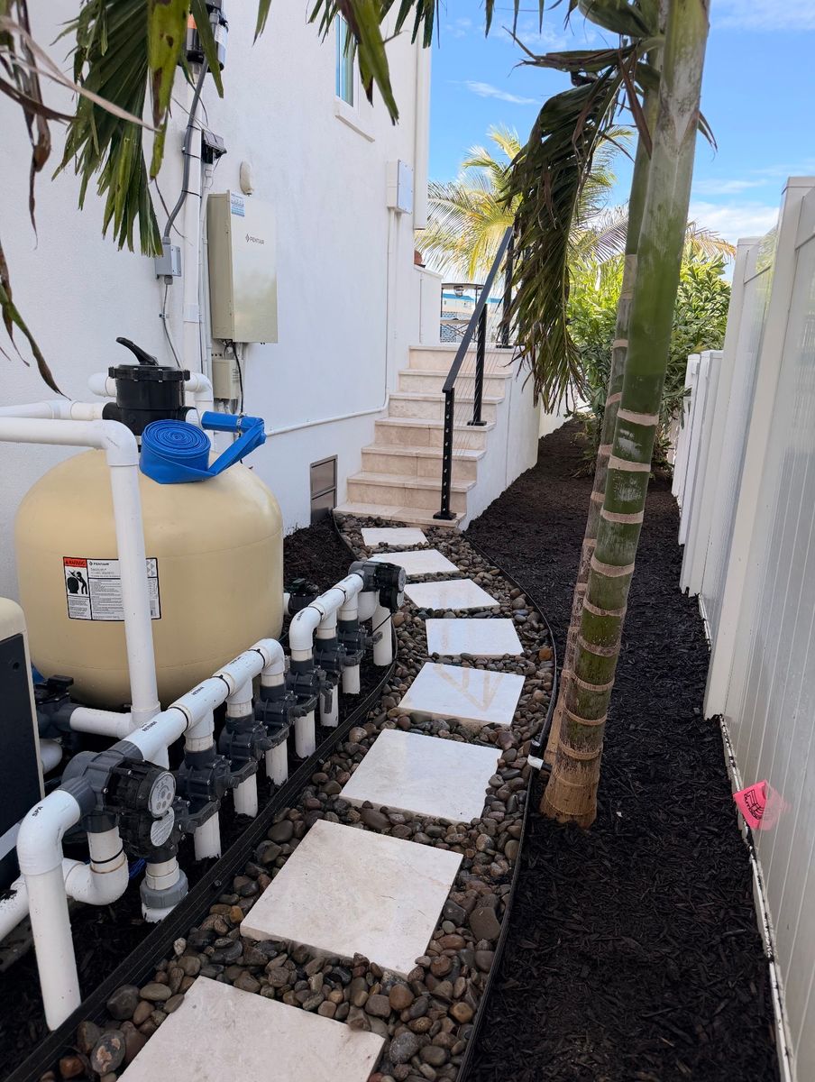 Hardscape Installation for Oceanfront Landscape in St. Petersburg, FL